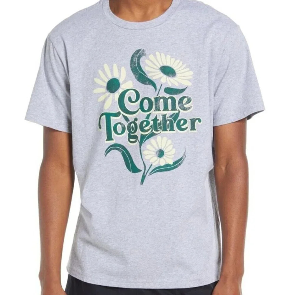 BP Short Sleeve Cotton Come Together Graphic Tee - NEW - Size Medium